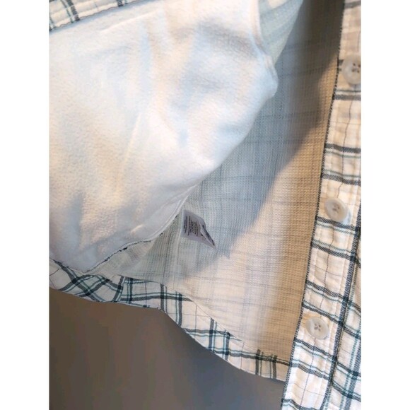 Eddie Bauer Size Medium Thermal Lined Shirt Womens Shacket Button Up Top M Plaid - Picture 3 of 7